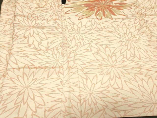 平和屋着物#羽織 寿光織 花づくし 金銀糸 正絹 逸品 CABH6807in