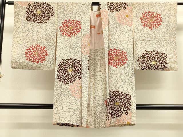 平和屋着物#羽織 花唐草文 金彩 正絹 逸品 CABH6821in