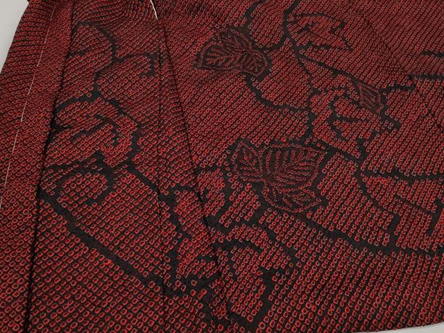 平和屋着物#羽織 総絞り 葡萄蔦の葉文 正絹 逸品 未使用 CABH6830in