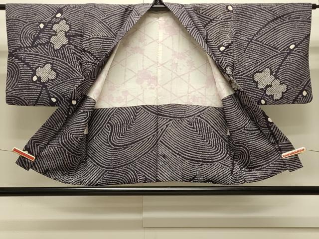 平和屋着物#羽織 総絞り 立波枝花文 正絹 逸品 CABH6849in