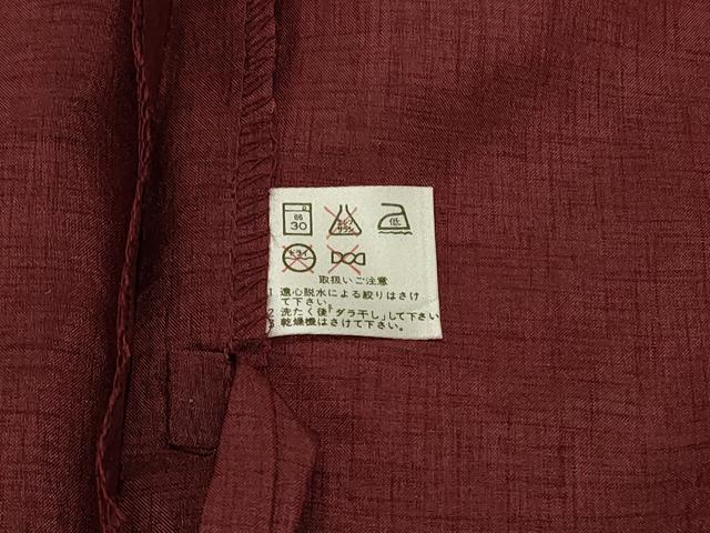 平和屋着物#道中着 単衣 霞文 ロング丈 洗える着物 CABH6851in