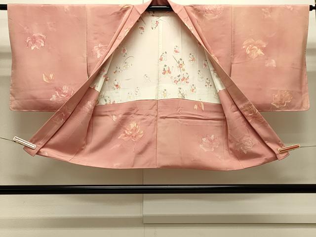 平和屋着物#羽織 地紋起こし 枝花文 暈し染め 正絹 逸品 未使用 CABH6852in