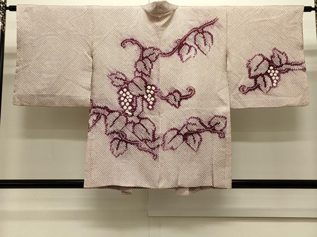 平和屋着物#羽織 総絞り 葡萄蔦の葉文 正絹 逸品 CABH6855in