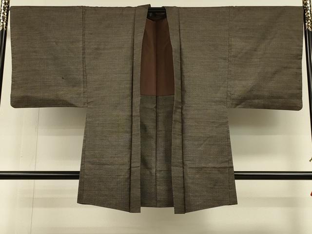 平和屋着物#男性 本場大島紬 羽織 80亀甲 総詰め 正絹 逸品 CABH6881in