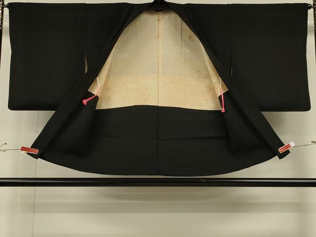 平和屋着物#羽織 寿光織 乱菊 黒地 金銀糸 正絹 逸品 CABH6897in