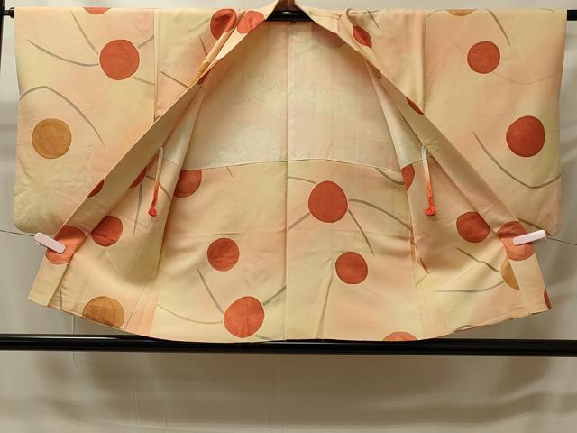 平和屋着物#羽織 地紋起こし 舞蝶丸文 暈し染め 正絹 逸品 CABH6900in