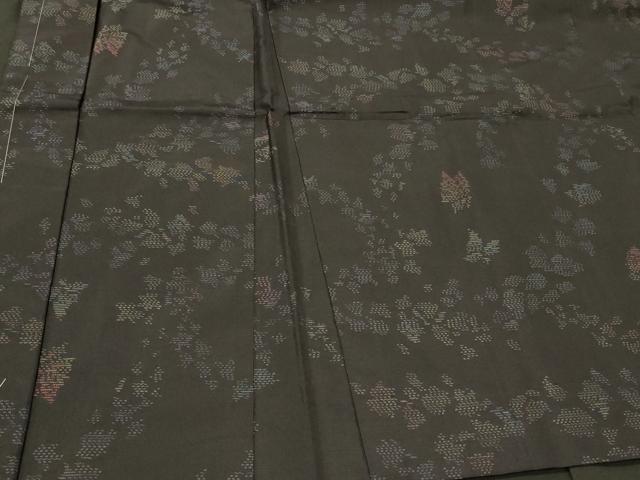平和屋着物#本場大島紬 羽織 舞蝶花文 正絹 逸品 未使用 CABH6905in