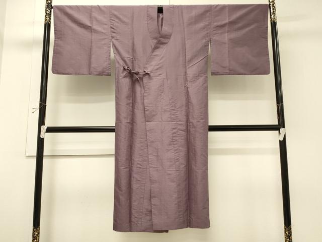 平和屋着物#道中着 単衣 鳩羽鼠色 ロング丈 CABH6948in