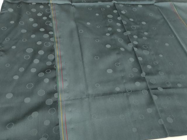平和屋着物#道行コート 雨コート 単衣 あられ間道 暈し染め ロング丈 正絹 逸品 CABH6950in