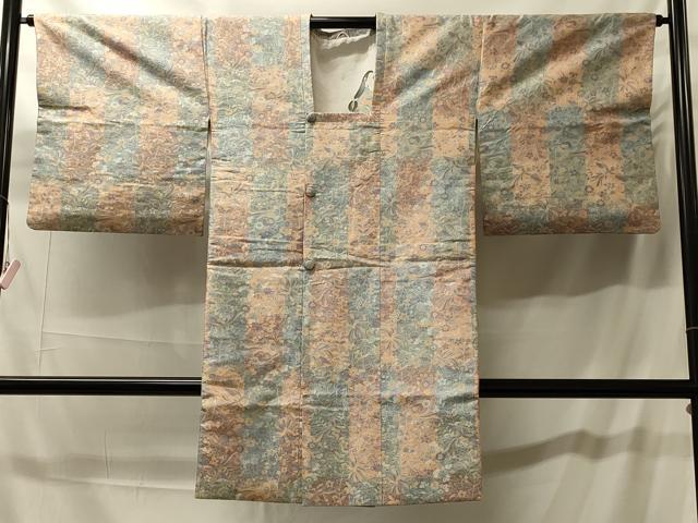 平和屋着物#道行コート 鳳凰草花文 ロング丈 正絹 逸品 CABH7002in