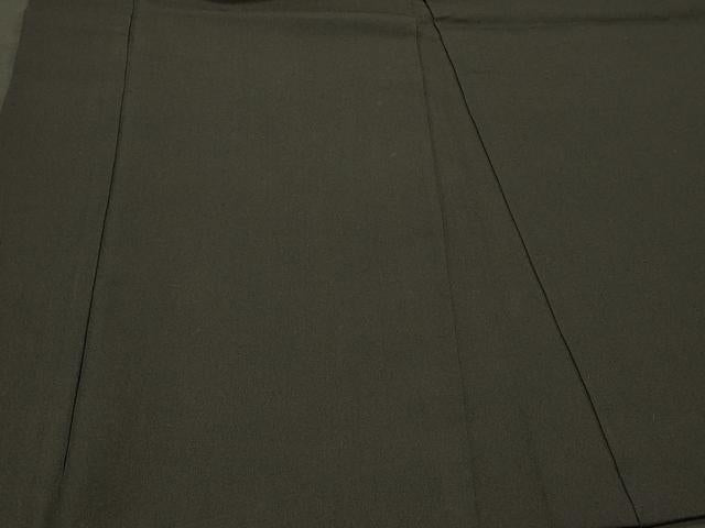 平和屋着物#男性 長羽織 黒紋付き 正絹 逸品 CABH7005in