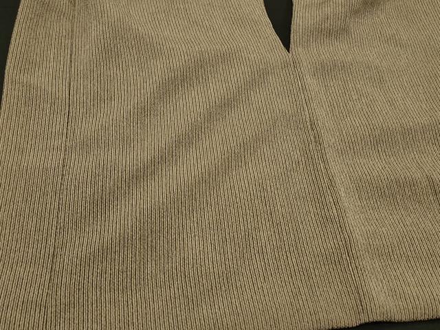平和屋着物#男性 袖無し羽織 縞 鬼しぼ縮緬 正絹 逸品 CABH7010in