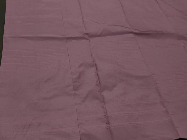 平和屋着物#道行コート 雨コート 単衣 横段文 三越扱い 反端付き ロング丈 正絹 逸品 CABH7017in