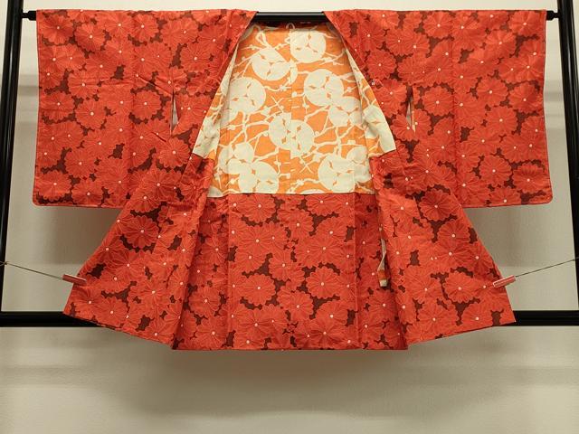 平和屋着物#道行コート 菊づくし 正絹 逸品 未使用 CABH7040in