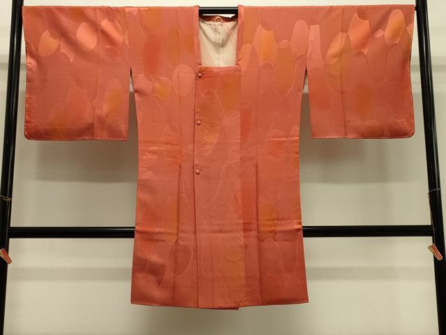 平和屋着物#道行コート 抽象文 暈し染め ロング丈 正絹 逸品 未使用 CABH7043in
