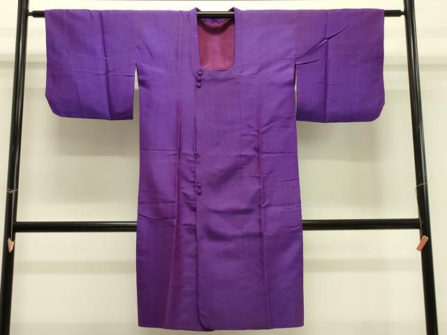 平和屋着物#道行コート お召地 霞文 正絹 逸品 CABH7046in