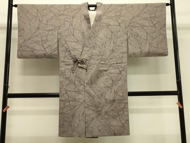 平和屋着物#道中着 抽象文 鈴乃屋扱い ロング丈 正絹 逸品 CABH7054in
