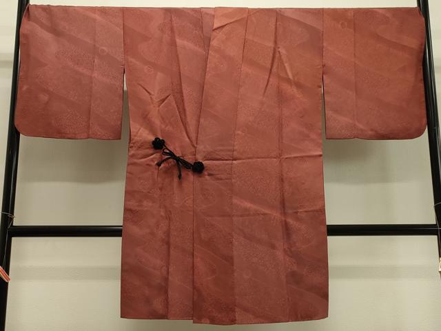 平和屋着物#道中着 道長花唐草地紋 暈し染め ロング丈 正絹 逸品 CABH7061in