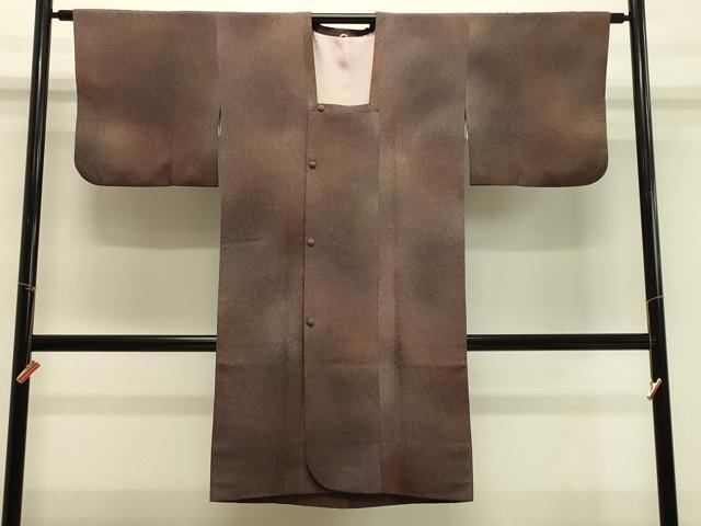 平和屋着物#道行コート 霞文 暈し染め ロング丈 正絹 逸品 CABH7065in