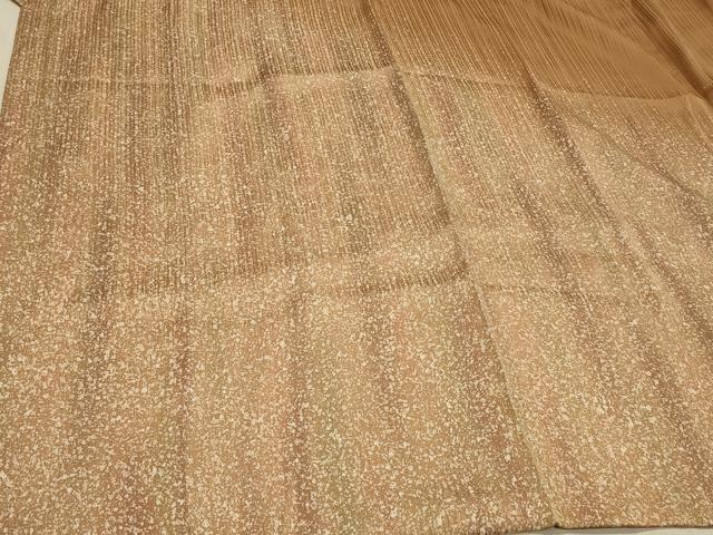 平和屋着物#道中着 縞 たたき染め ロング丈 正絹 逸品 CABH7069in