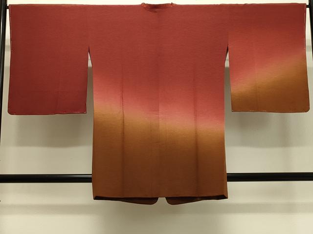 平和屋着物#道行コート 霞文 暈し染め 正絹 逸品 未使用 CABH7071in