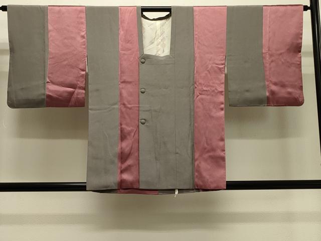 平和屋着物#道行コート 間道 正絹 逸品 CABH7075in