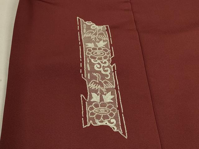 平和屋着物#中国三大刺繍 相良刺繍 総刺繍 羽織 仮絵羽 花鳥文 正絹 逸品 未使用 CABH7160in