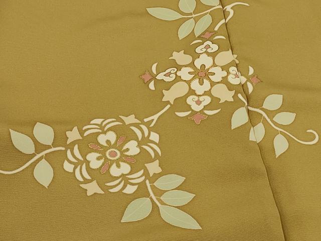 平和屋着物#羽織 仮絵羽 駒刺繍 正倉院花文 上代38.5万 正絹 逸品 未使用 CABH7161in