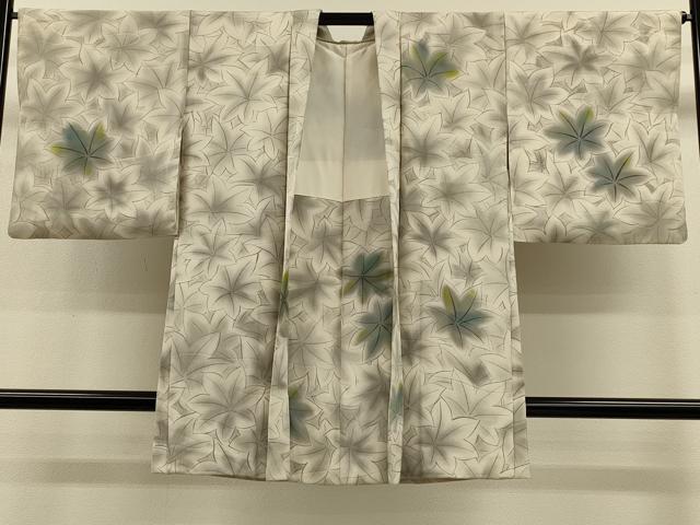 平和屋着物∞長羽織 葉づくし 暈し染め 正絹 逸品 CABH7172in