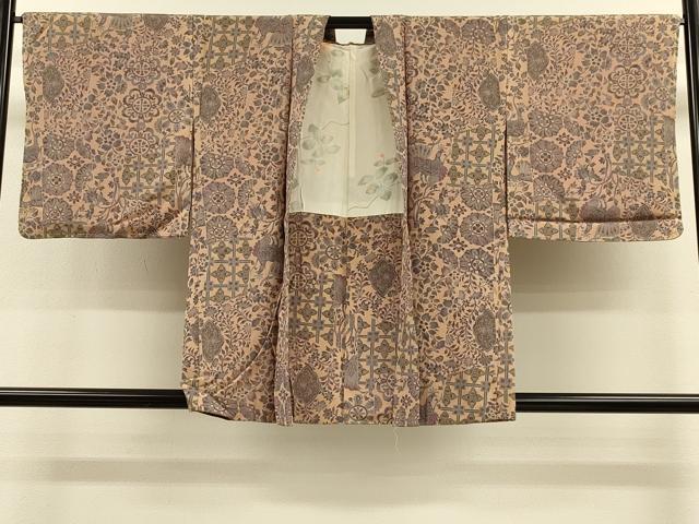 平和屋着物#羽織 孔雀正倉院花文 正絹 逸品 未使用 CABH7177in