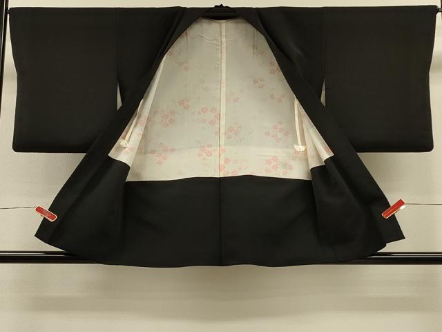 平和屋着物#羽織 草木文 黒地 金彩 正絹 逸品 CABH7178in