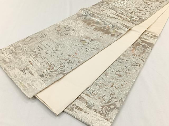 平和屋着物◎六通柄袋帯 古京錦 二重引箔 正絹 逸品 CABH7283yk