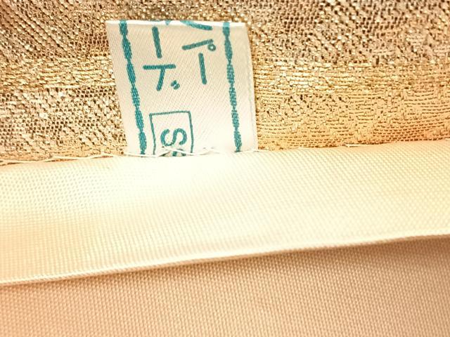 平和屋着物◎六通柄袋帯 唐織 遠山草花文 金銀糸 鈴乃屋扱い 正絹 逸品 CABH7385yk