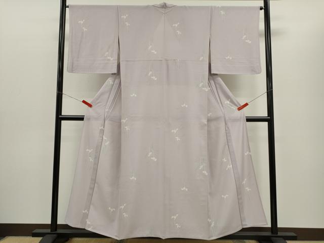 平和屋着物*夏物 小紋 絽 草花文 正絹 逸品 CABH7603ze