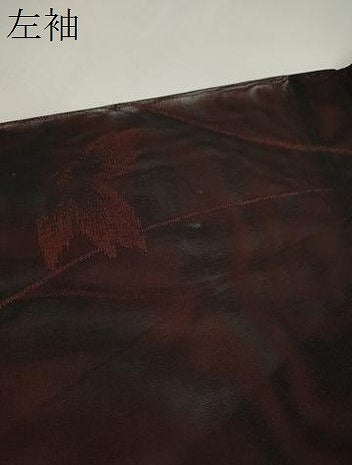 平和屋着物*夏物 小紋 紗 枝花文 黒地 正絹 逸品 未使用 CABH7608ze