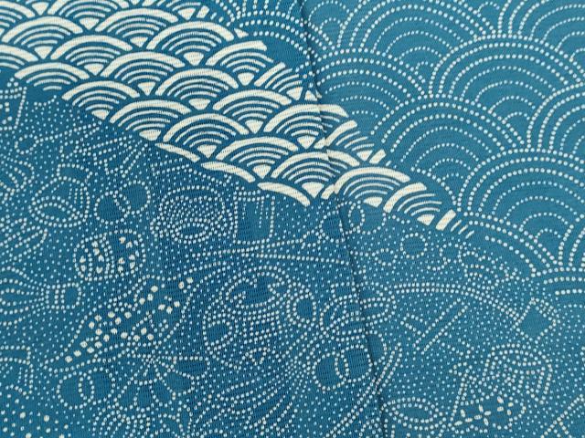 平和屋着物*夏物 訪問着 絽 青海波吉祥文 正絹 逸品 CABH7619ze
