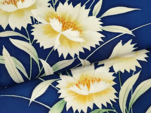 平和屋着物*夏物 訪問着 絽 草花文 正絹 逸品 CABH7635ze