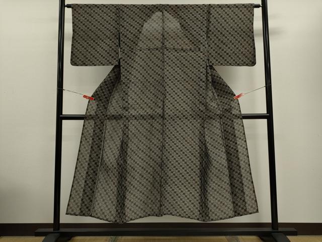 平和屋着物*夏物 本場琉球絣 夏琉球 吉祥文 正絹 逸品 CABH7637ze