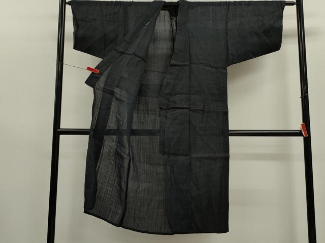 平和屋着物*男性 夏物 重要無形文化財 本場宮古上布 吉祥文 苧麻 逸品 CABH7639ze