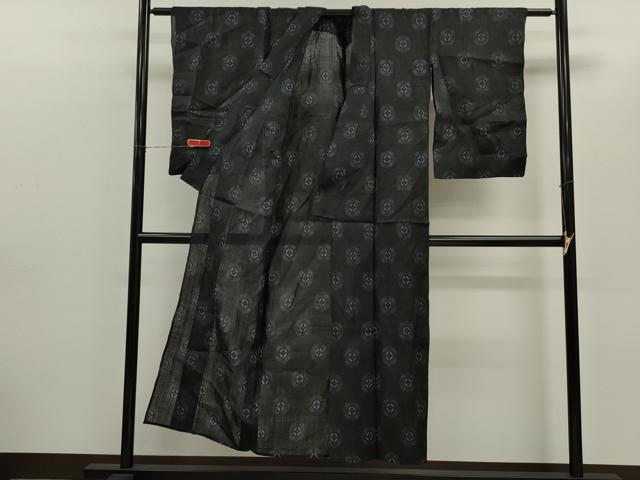 平和屋着物*夏物 重要無形文化財 本場宮古上布 吉祥丸文 苧麻 逸品 CABH7644ze