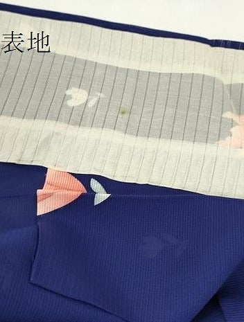 平和屋着物*夏物 小紋 絽 枝花文 正絹 逸品 CABH7648ze