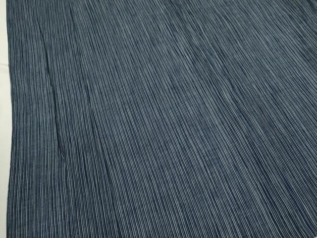 平和屋着物*夏物 小紋・浴衣兼用 縞 綿麻 逸品 CABH7656ze