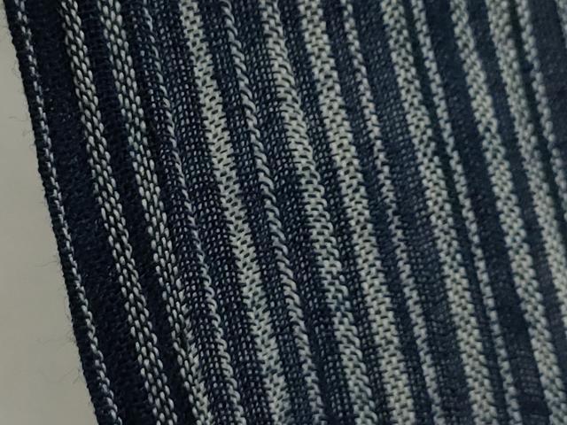 平和屋着物*夏物 小紋・浴衣兼用 縞 綿麻 逸品 CABH7656ze