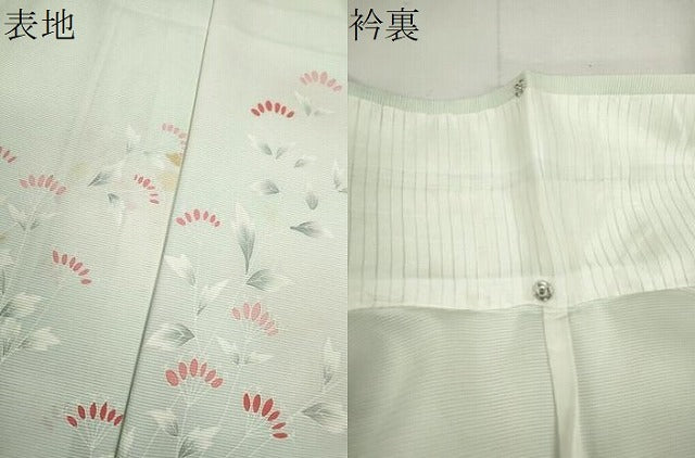 平和屋着物*夏物 訪問着 絽 枝花文 暈し染め 正絹 逸品 CABH7670ze