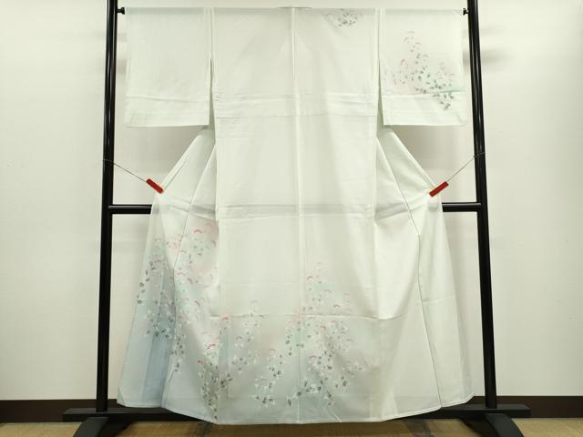 平和屋着物*夏物 訪問着 絽 枝花文 暈し染め 正絹 逸品 CABH7670ze
