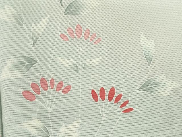 平和屋着物*夏物 訪問着 絽 枝花文 暈し染め 正絹 逸品 CABH7670ze
