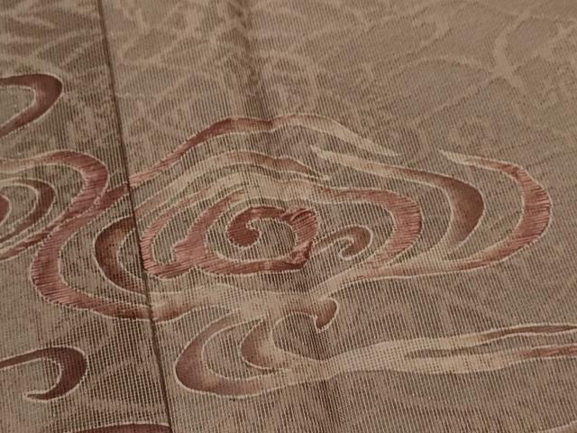 平和屋着物*夏物 色留袖 刺繍 花唐草紋紗 流水文 正絹 逸品 未使用 CABH7681ze