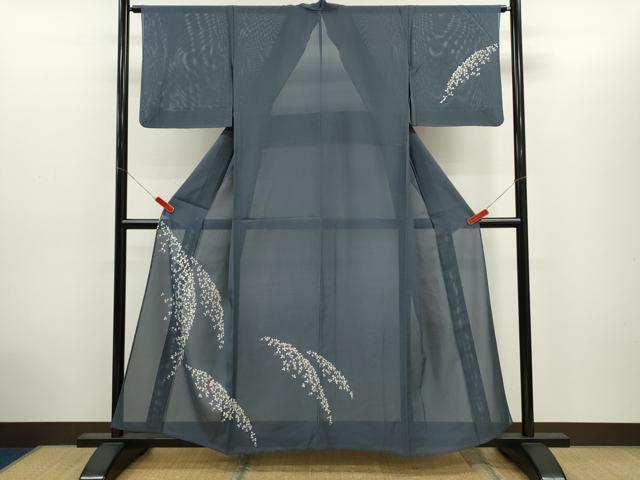 平和屋着物*夏物 訪問着 絽 舞花文 金彩 正絹 逸品 CABH7687ze