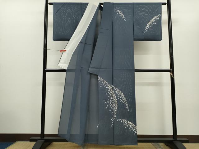 平和屋着物*夏物 訪問着 絽 舞花文 金彩 正絹 逸品 CABH7687ze