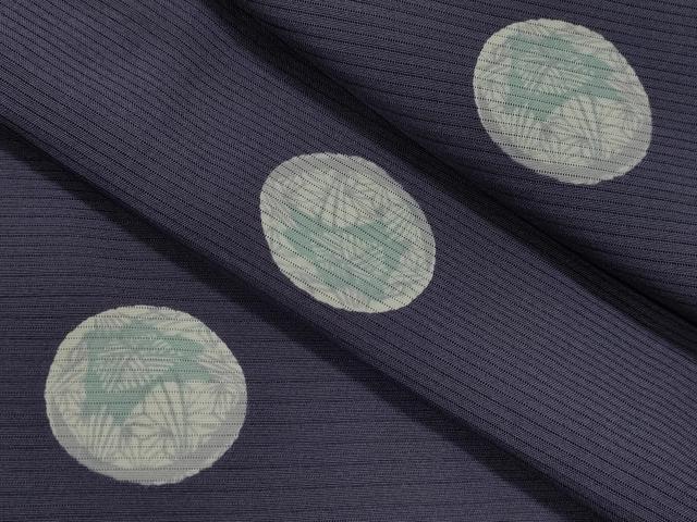 平和屋着物*夏物 小紋 絽 鞠枝梅文 正絹 逸品 CABH7693ze